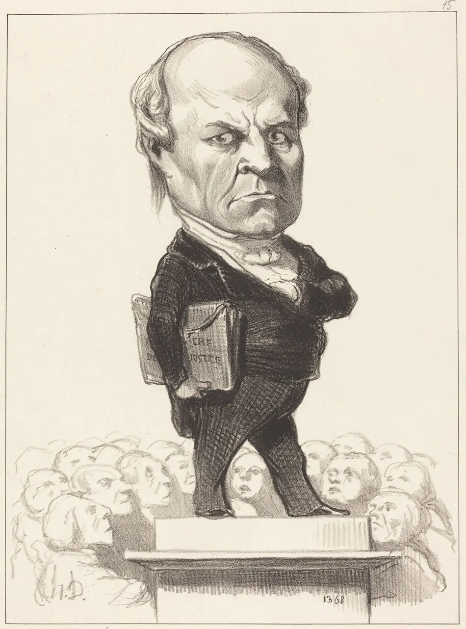 C.H. Odilon Barrot by Honoré Daumier