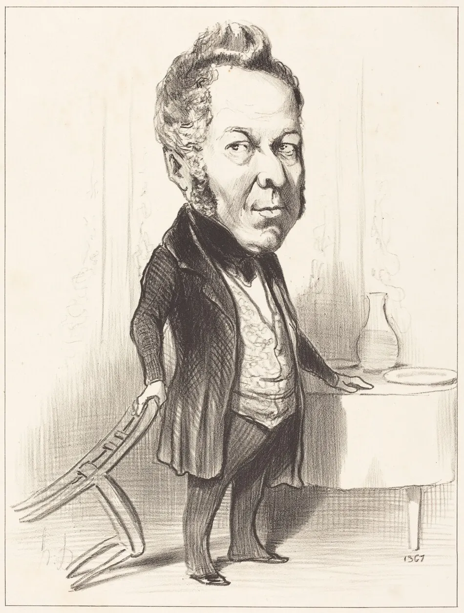 A.P.F. Deslongrais by Honoré Daumier