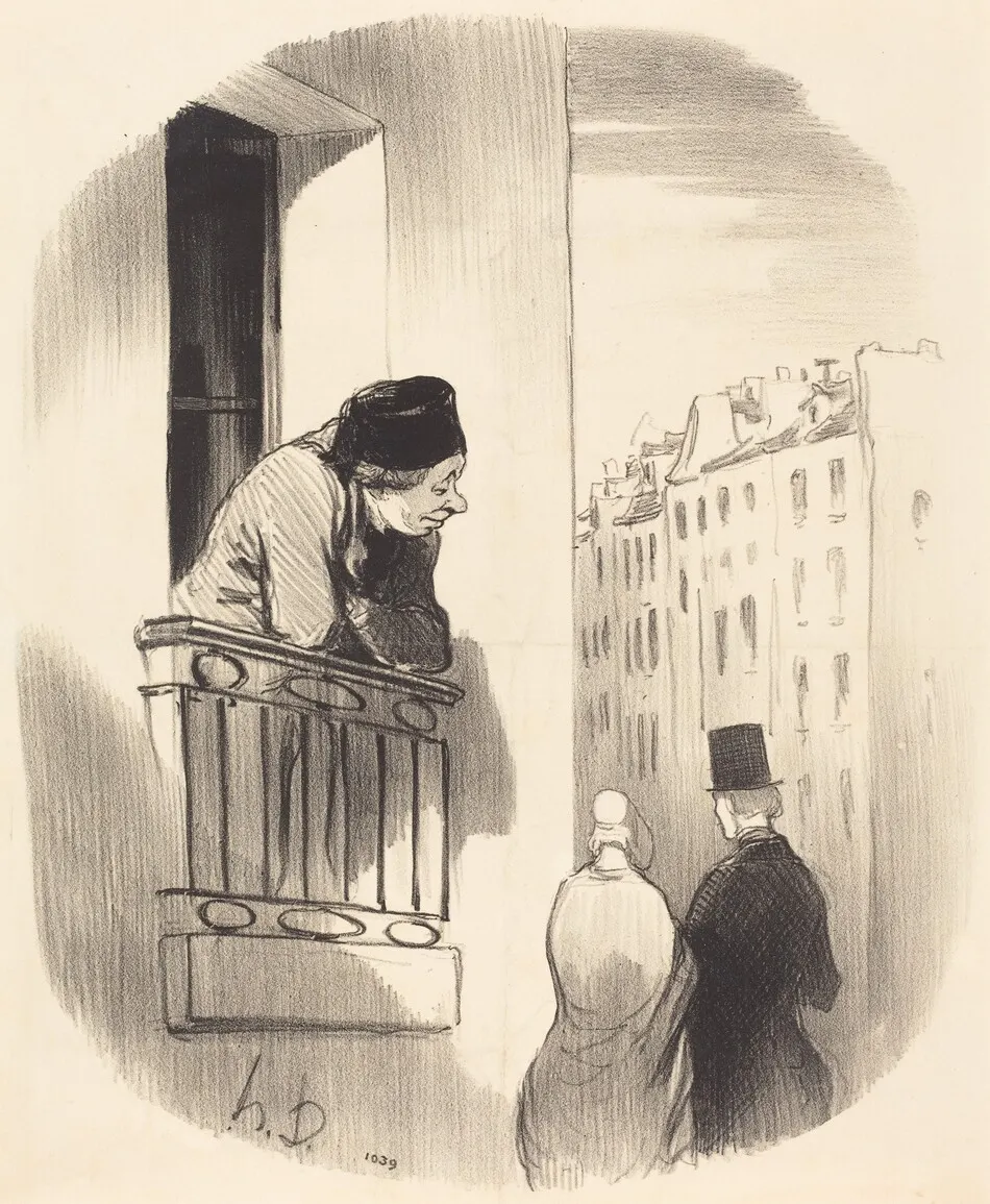 Moi aussi j'ai été jeune... by Honoré Daumier