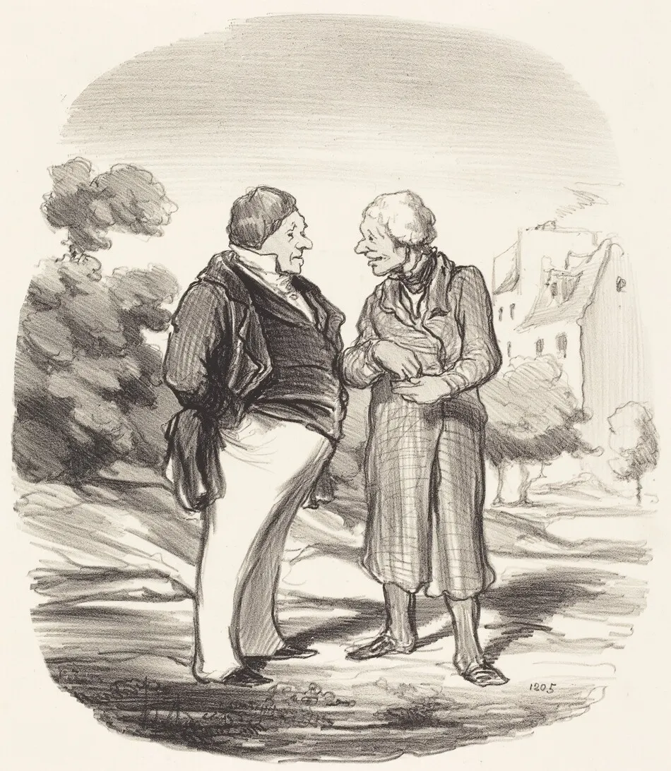 Actionnaires Californiens by Honoré Daumier