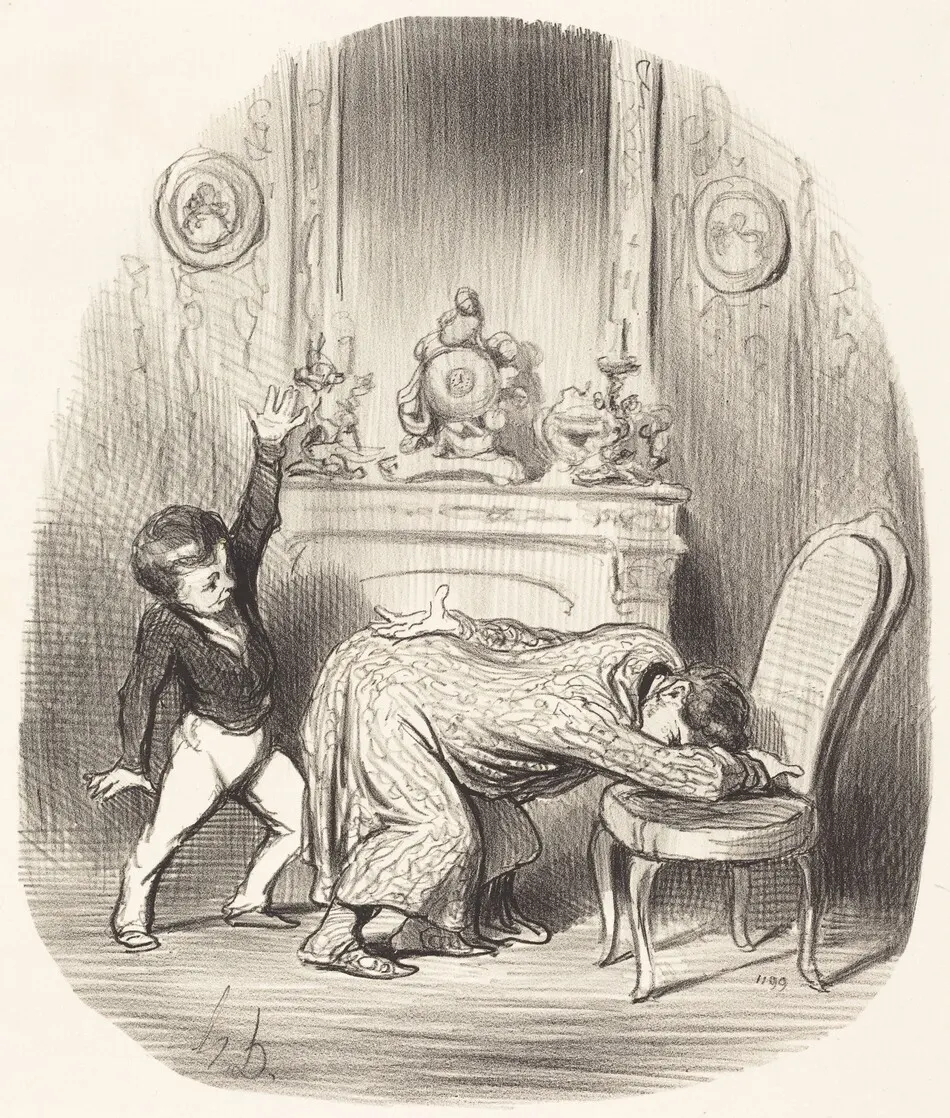 A l'instar d'Henri IV by Honoré Daumier
