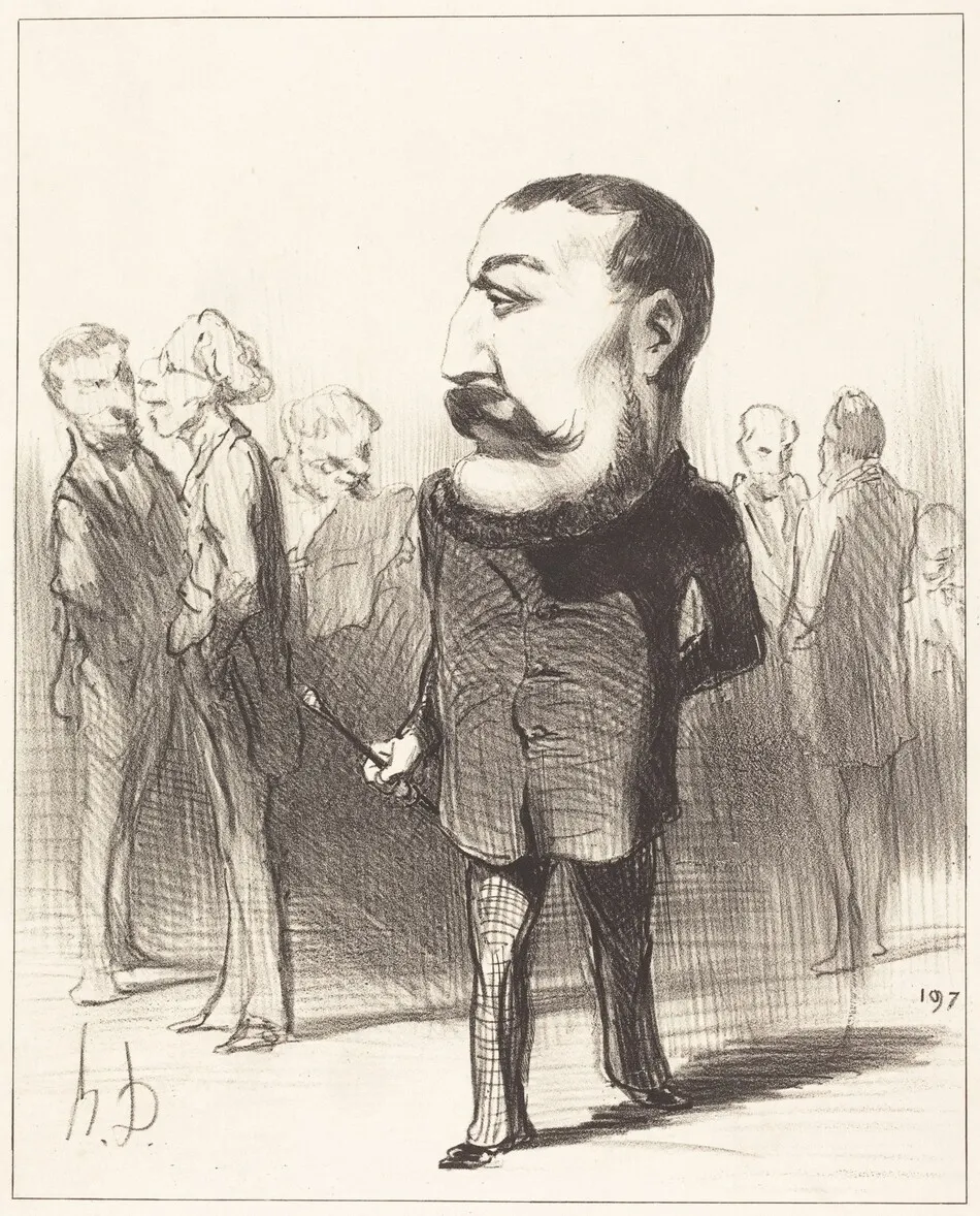 Pierre-Napoléon Bonaparte by Honoré Daumier