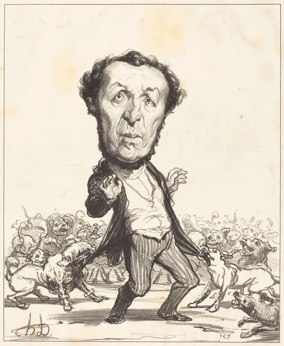Ovide Remilly by Honoré Daumier