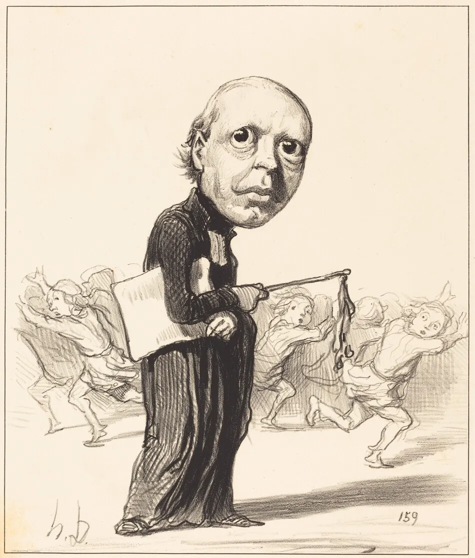 Pierre Louis Parisis by Honoré Daumier