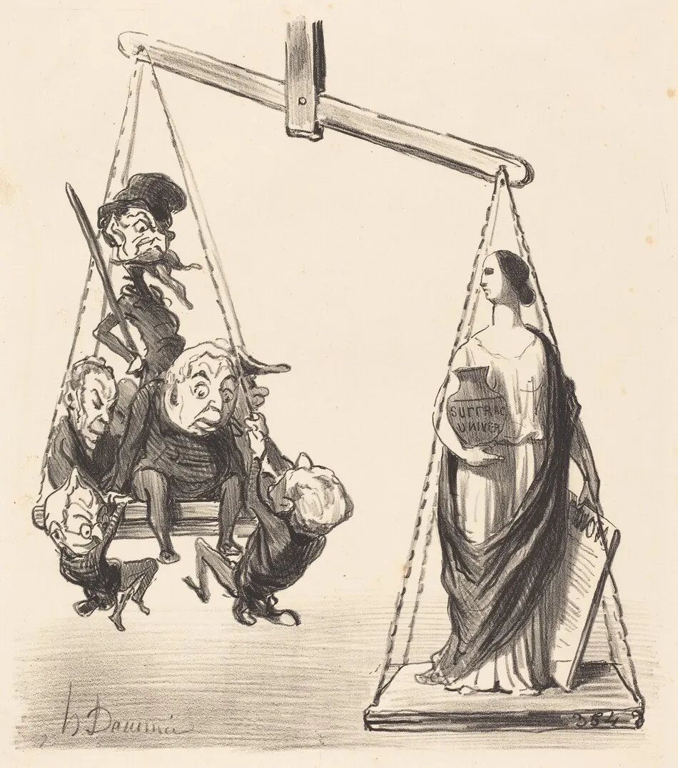 Suffrage universel (Universal Suffrage) by Daumier, Honoré