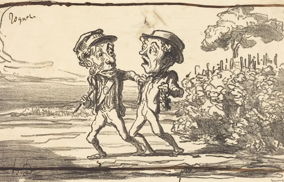 Un Criminel! by Daumier, Honoré
