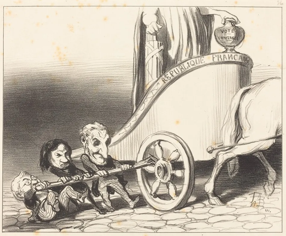 Ce char marchera toujours... by Honoré Daumier