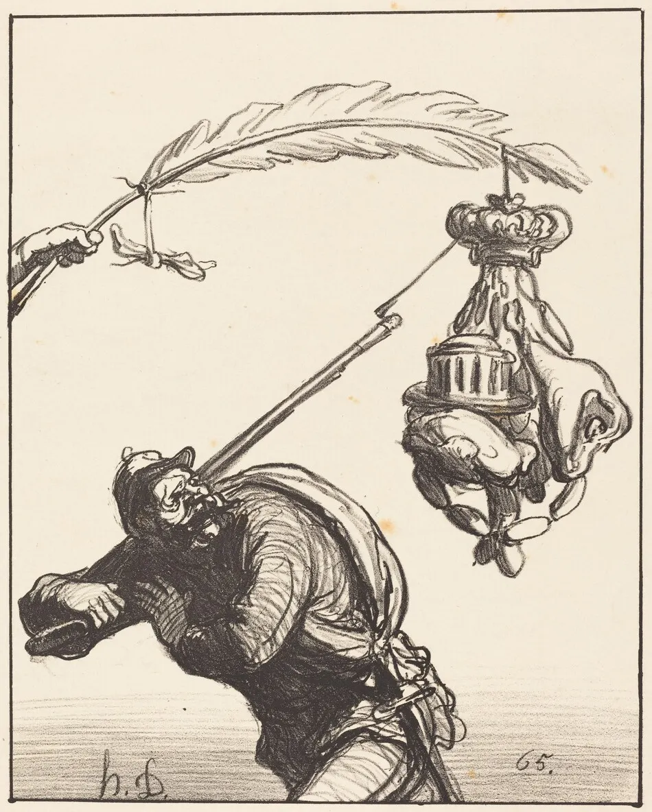 La paix a tout prix by Honoré Daumier