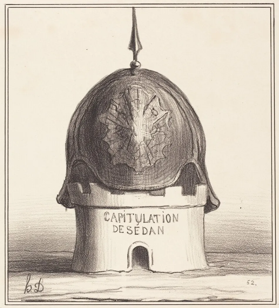 Le couronnement de son édifice by Honoré Daumier