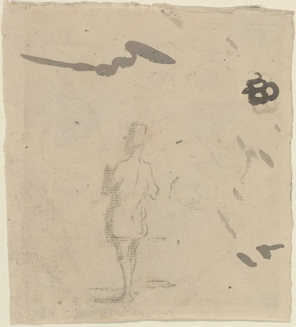 Figure of a Man by Honoré Daumier