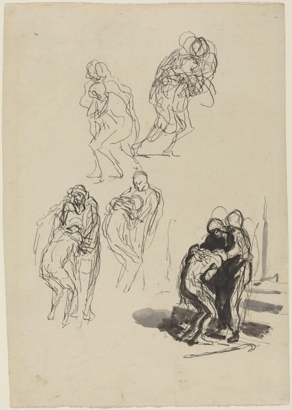 The Prodigal Son by Daumier, Honoré