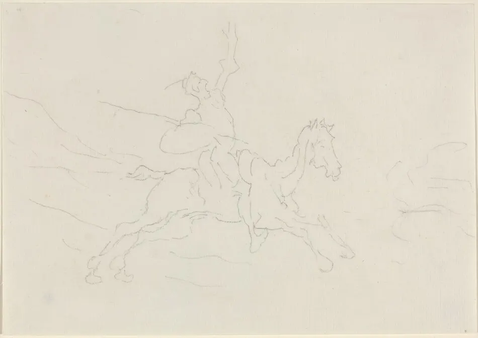 Don Quixote by Honoré Daumier