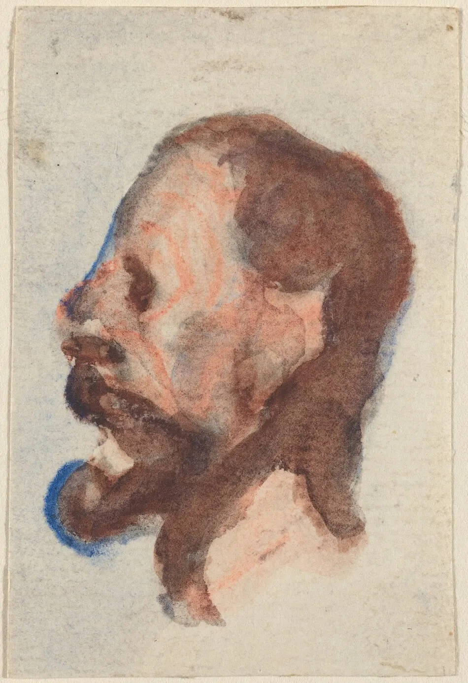 Head of a Man by Honoré Daumier