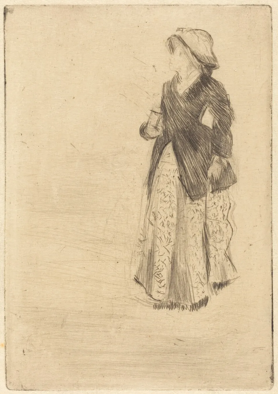 The Actress Ellen Andrée by Edgar Degas