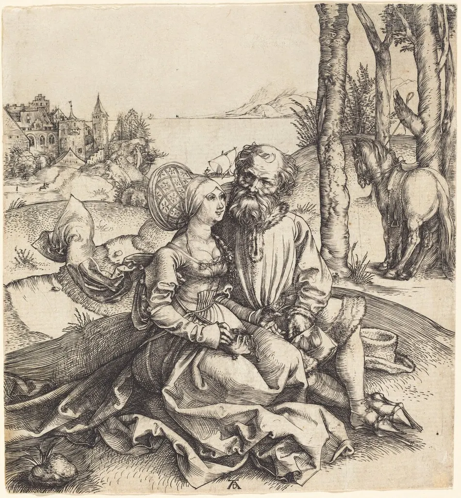 The Ill-Assorted Couple by Albrecht Dürer