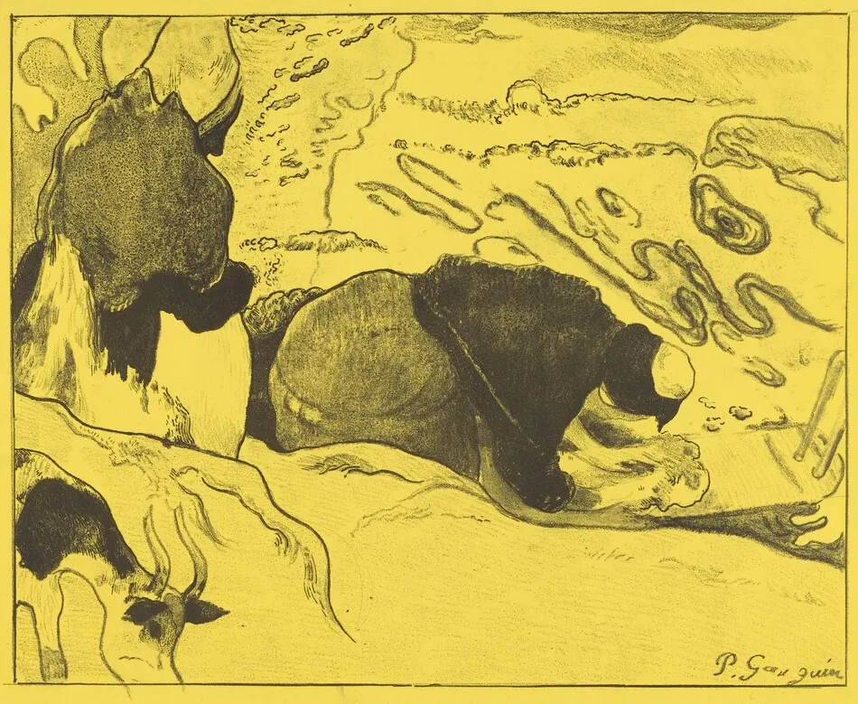 The Washerwomen (Les laveuses) by Paul Gauguin