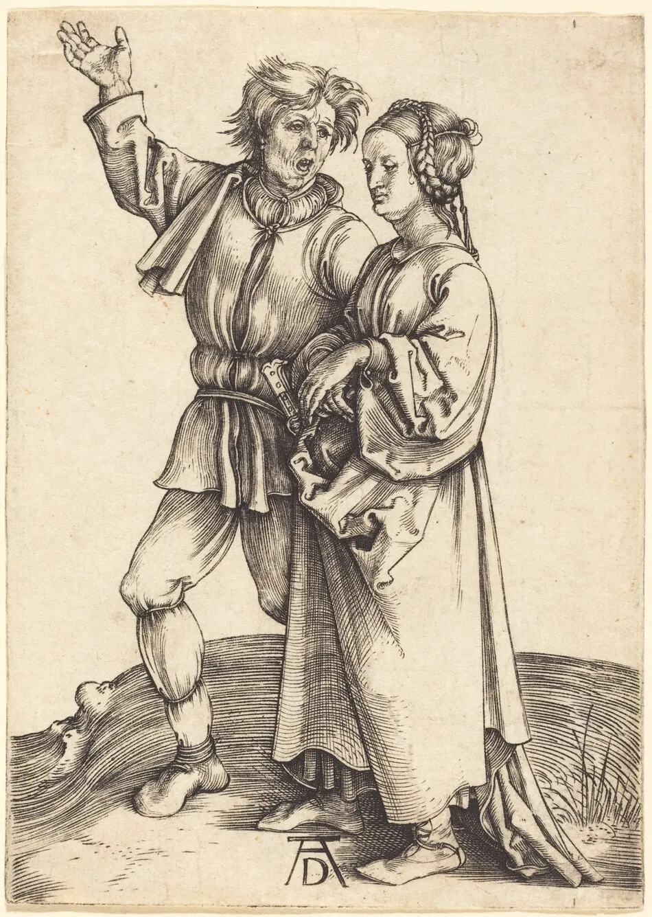 Peasant and His Wife by Albrecht Dürer