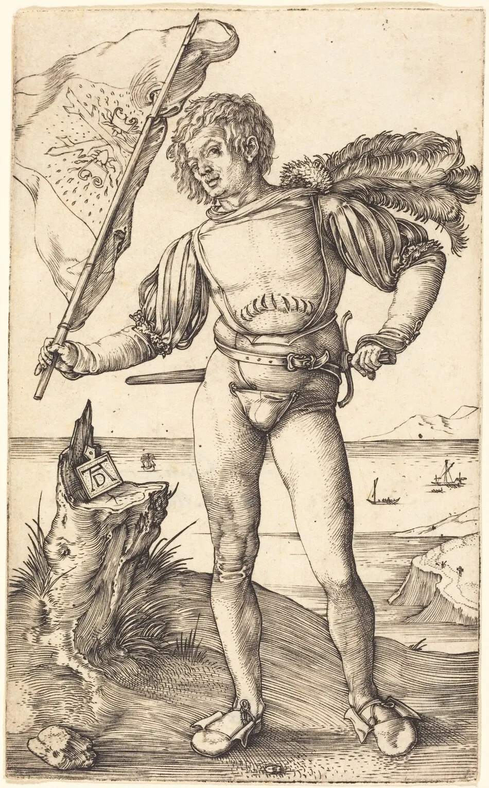 Standard Bearer by Albrecht Dürer