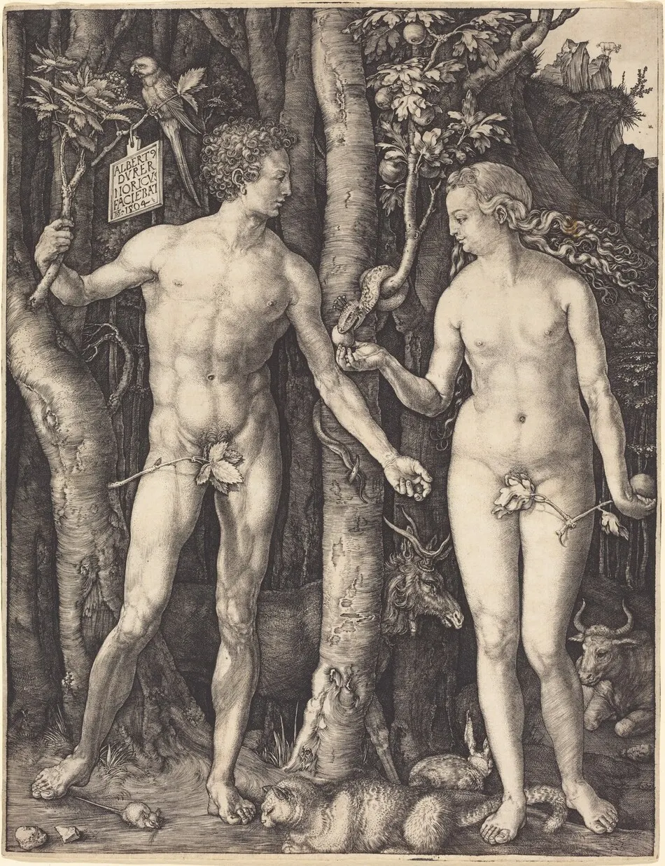 Adam and Eve by Albrecht Dürer