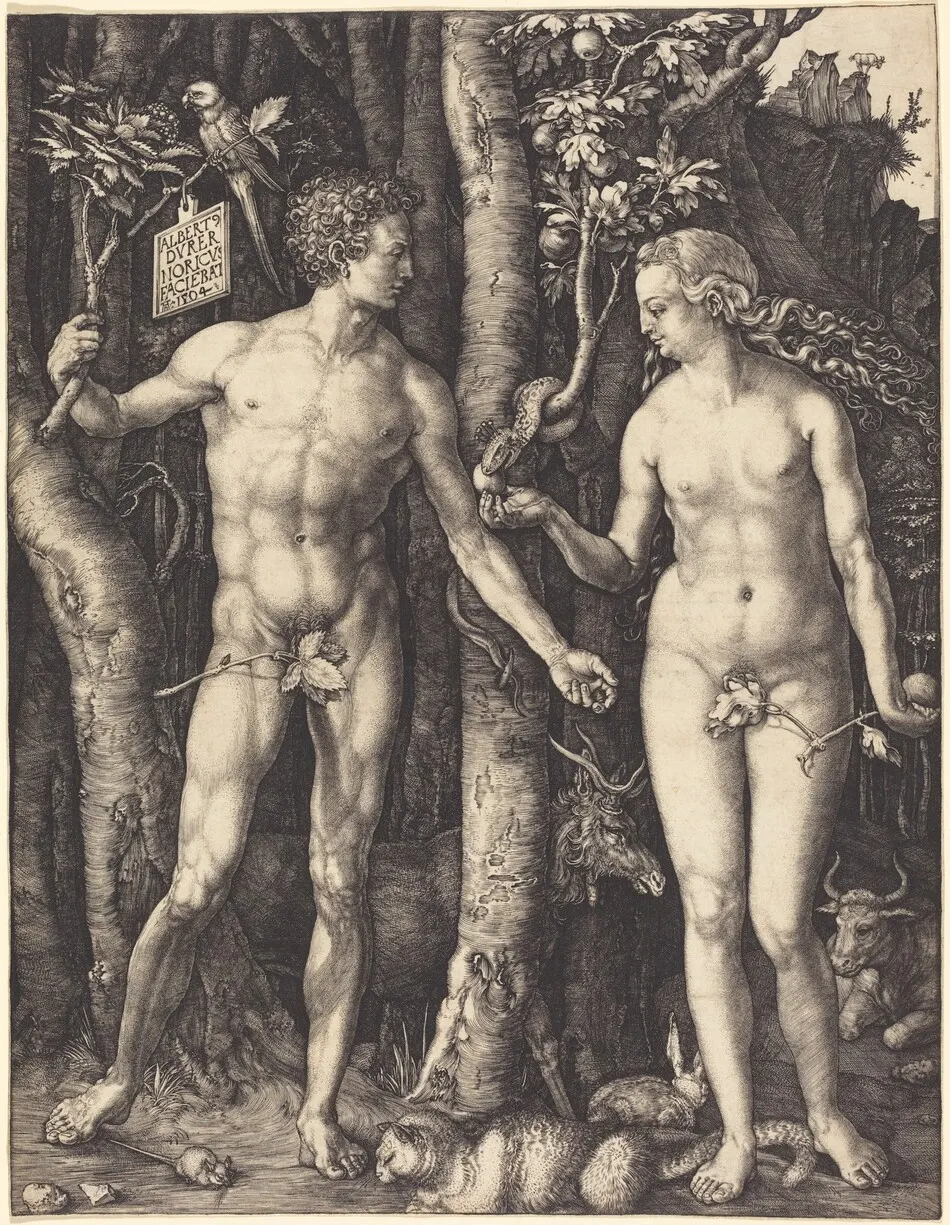 Adam and Eve by Albrecht Dürer