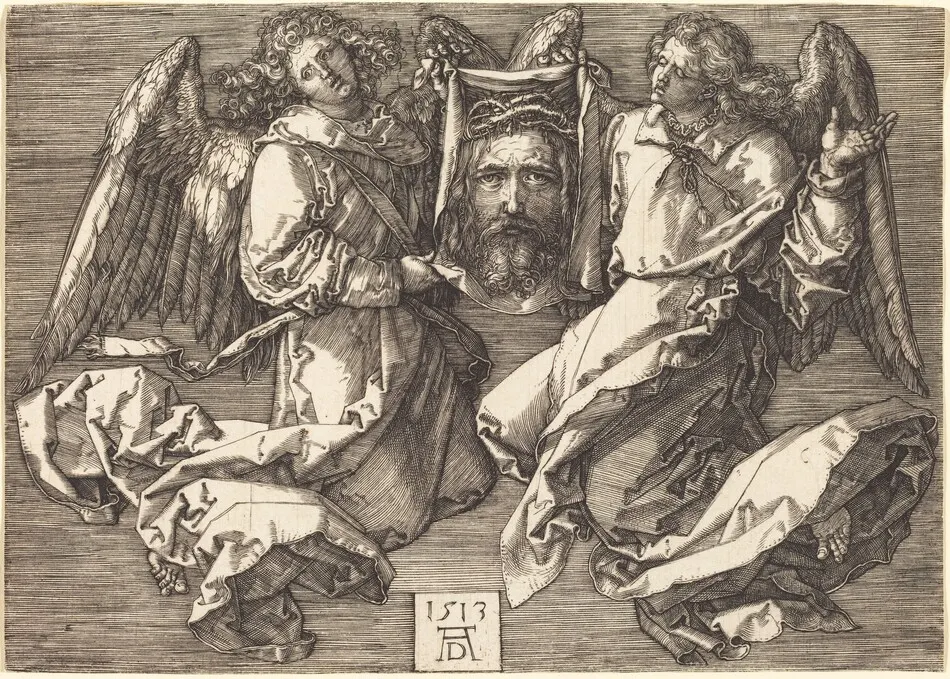 The Sudarium Held by Two Angels by Albrecht Dürer
