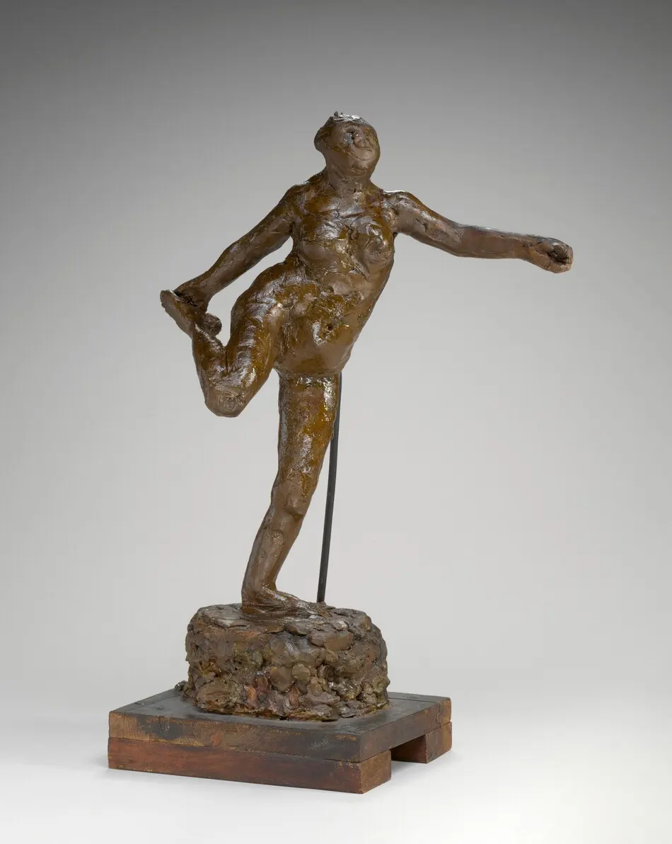 Dancer Holding Her Right Foot in Her Right Hand by Edgar Degas