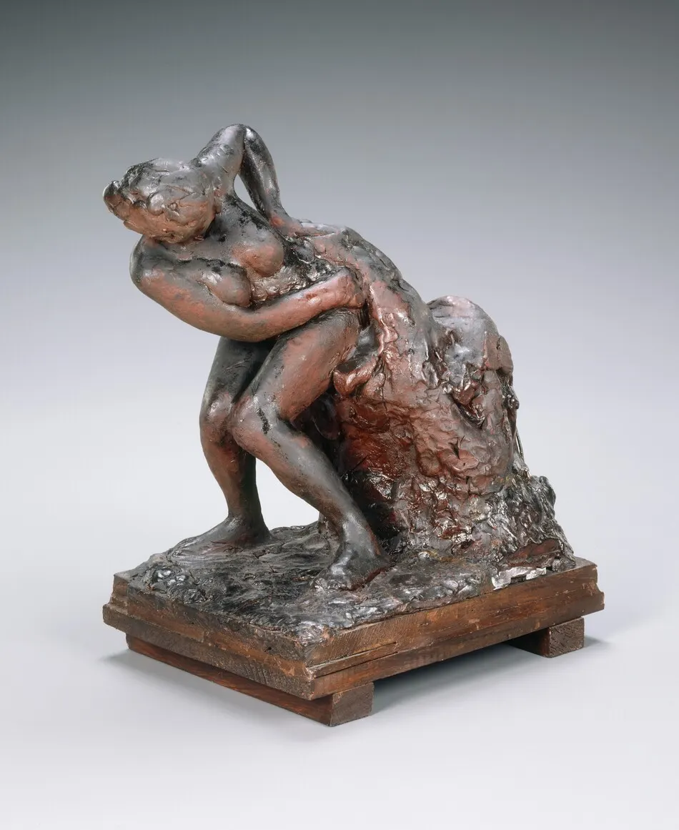 Woman Seated, Wiping Her Left Side by Edgar Degas