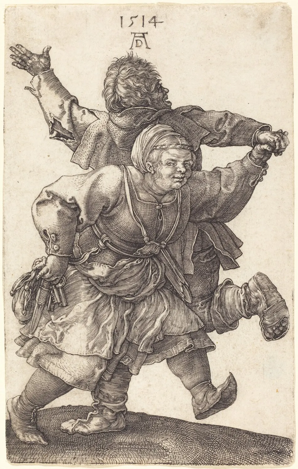 Peasant Couple Dancing by Albrecht Dürer