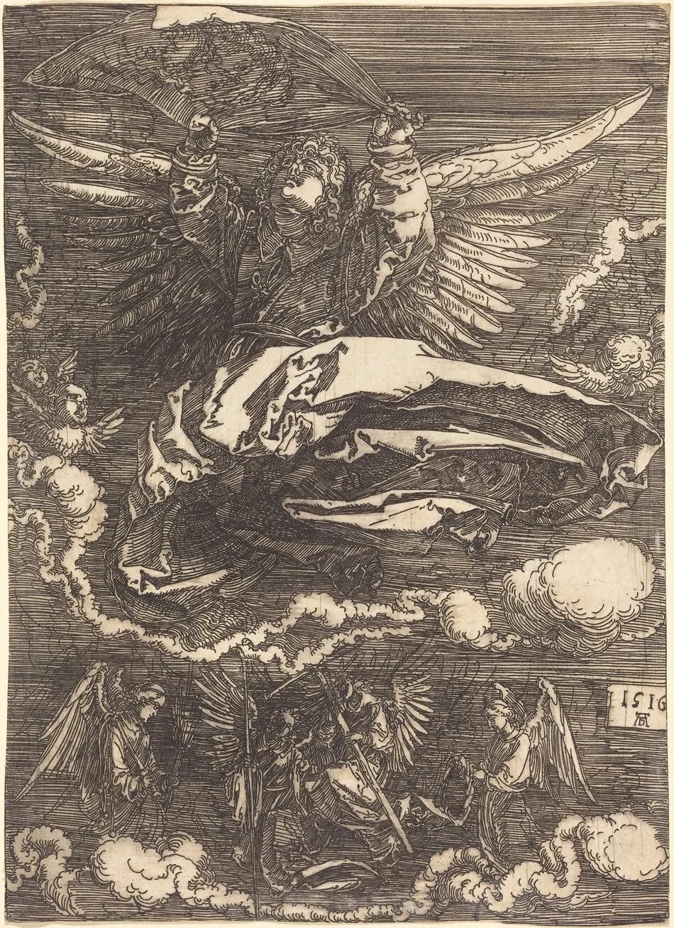 The Sudarium Held by One Angel by Albrecht Dürer