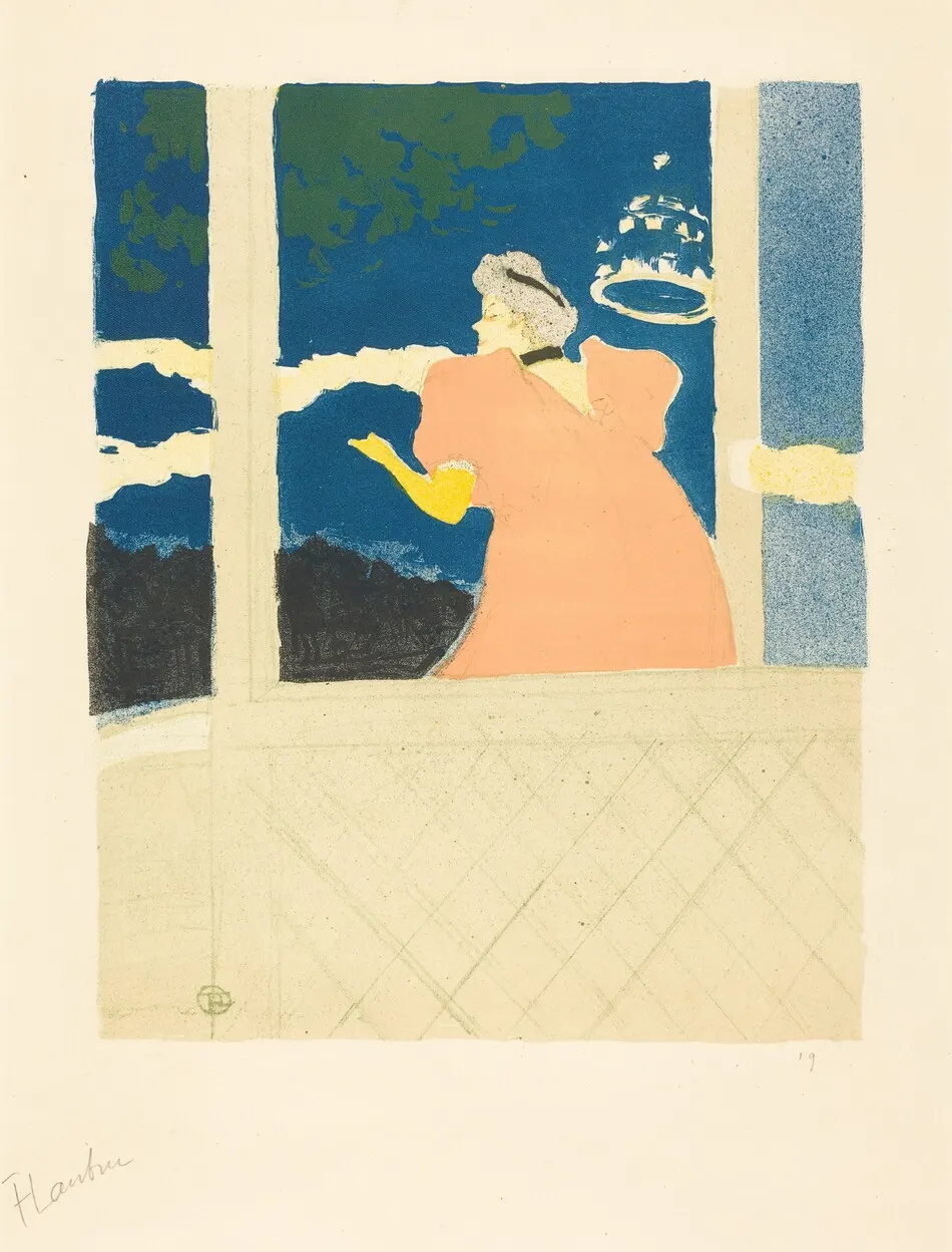 At the Ambassadeurs (Aux Ambassadeurs) by Henri de Toulouse-Lautrec