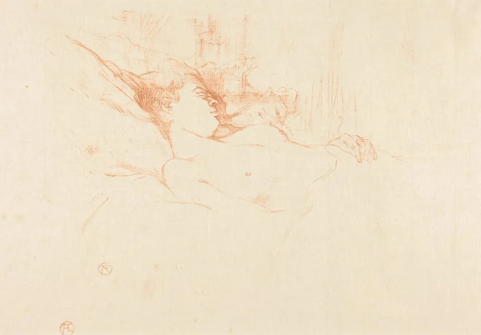 Sleep (Le sommeil) by Henri de Toulouse-Lautrec