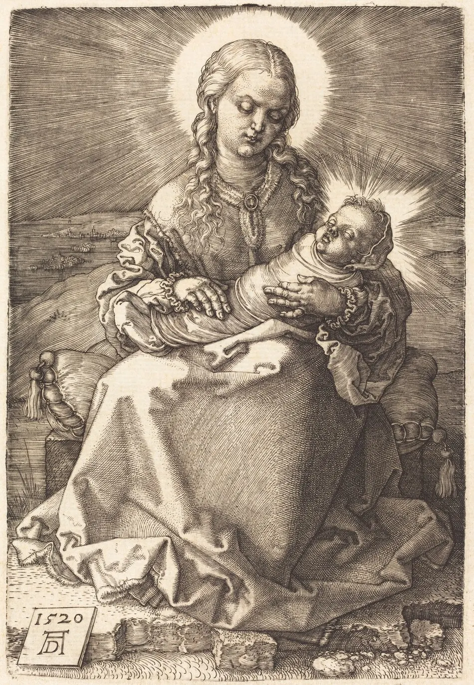 The Virgin with the Swaddled Child by Albrecht Dürer