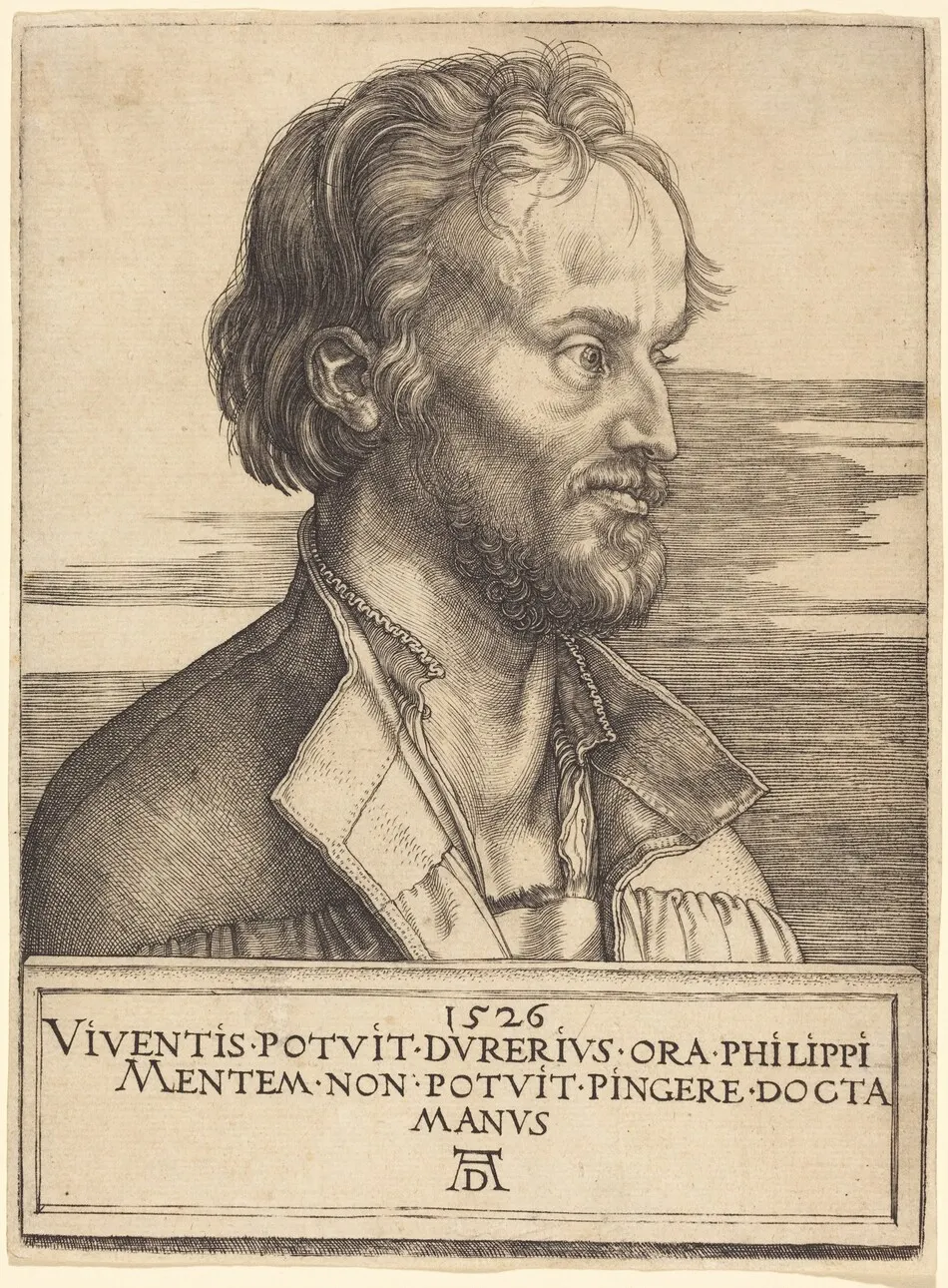 Philip Melanchthon by Albrecht Dürer