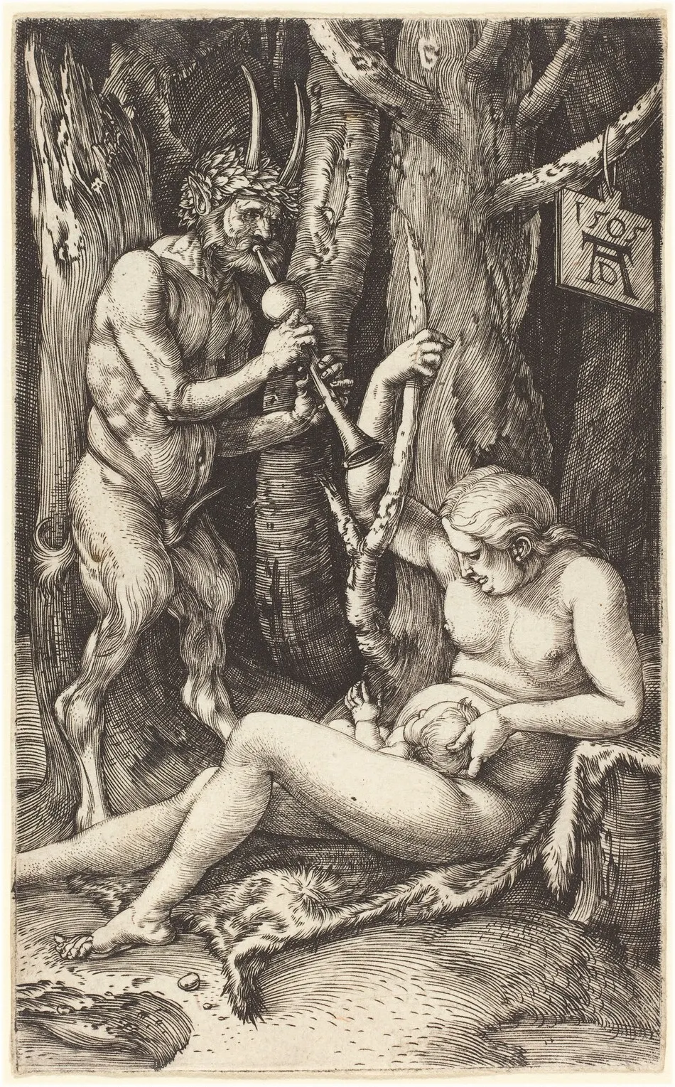 Satyr Family by Albrecht Dürer