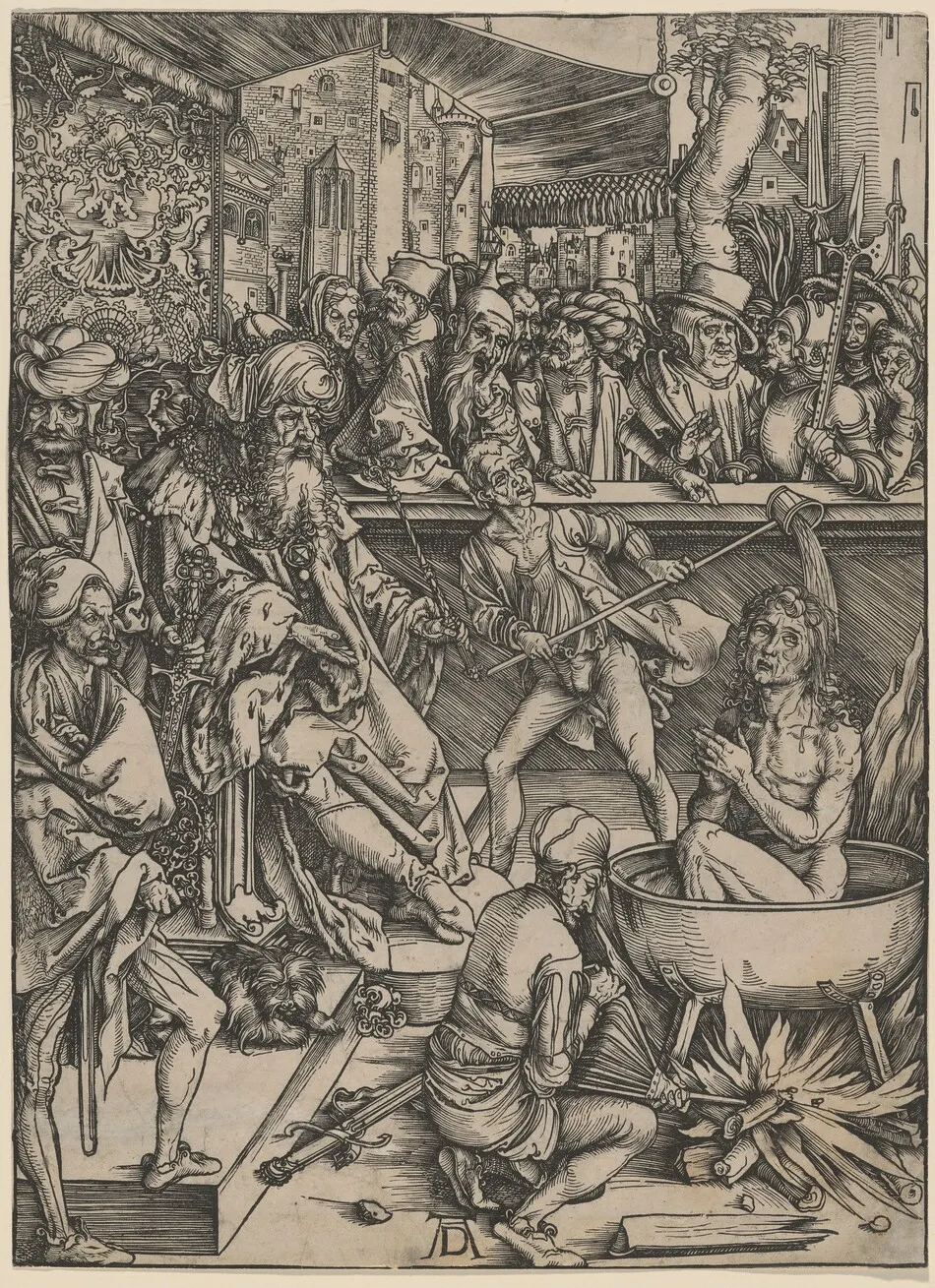 The Martyrdom of Saint John by Albrecht Dürer