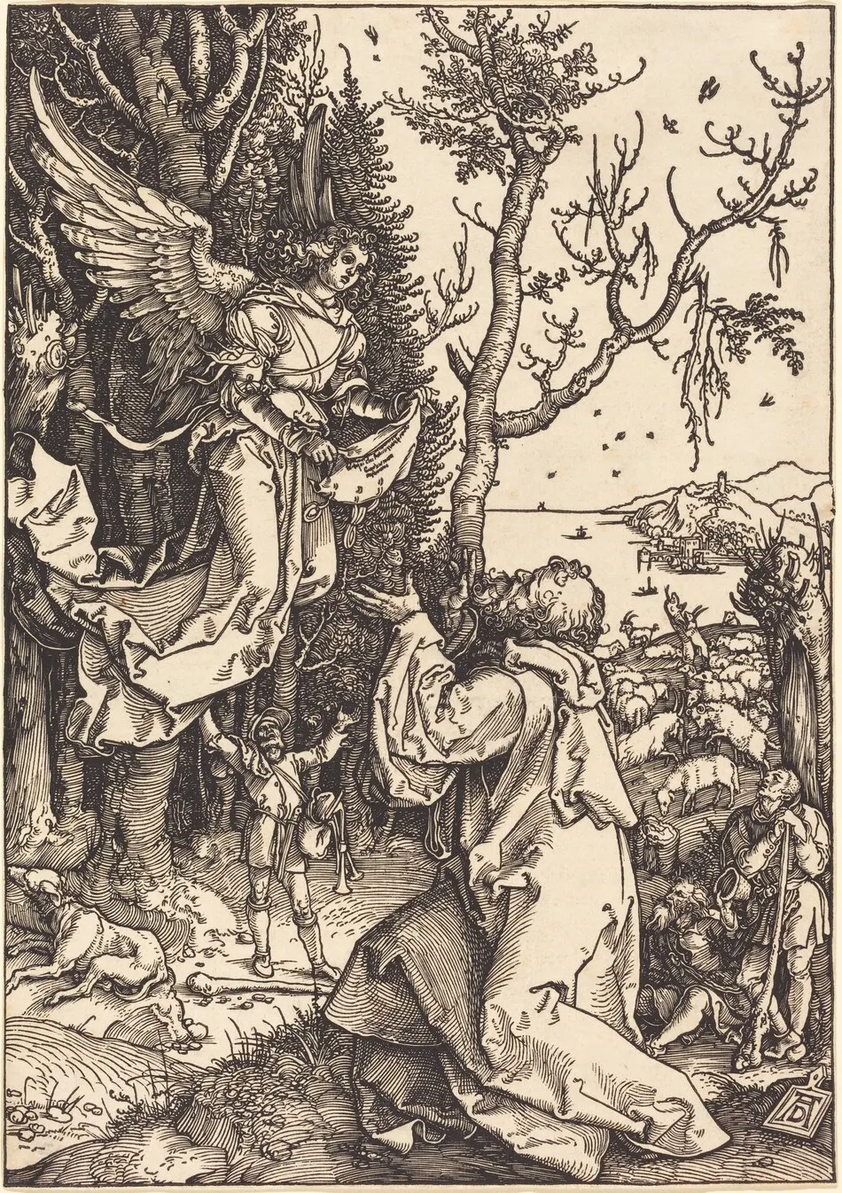 Joachim and the Angel by Albrecht Dürer