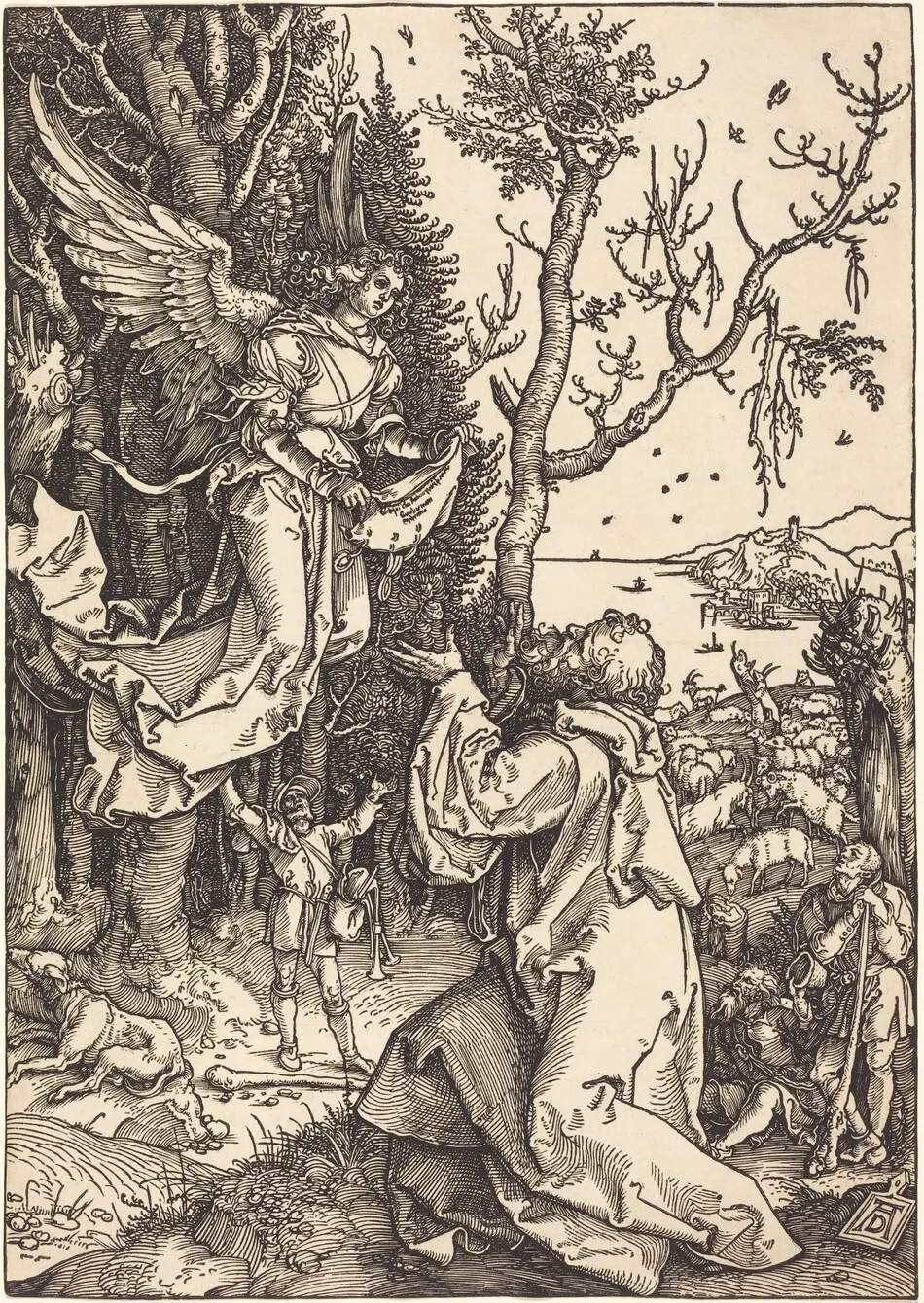 Joachim and the Angel by Albrecht Dürer