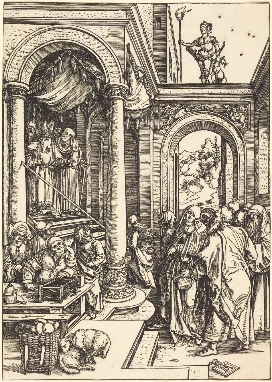 The Presentation of the Virgin in the Temple by Albrecht Dürer