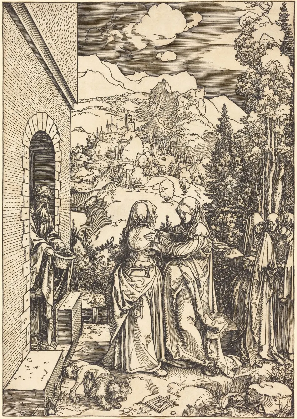 The Visitation by Albrecht Dürer