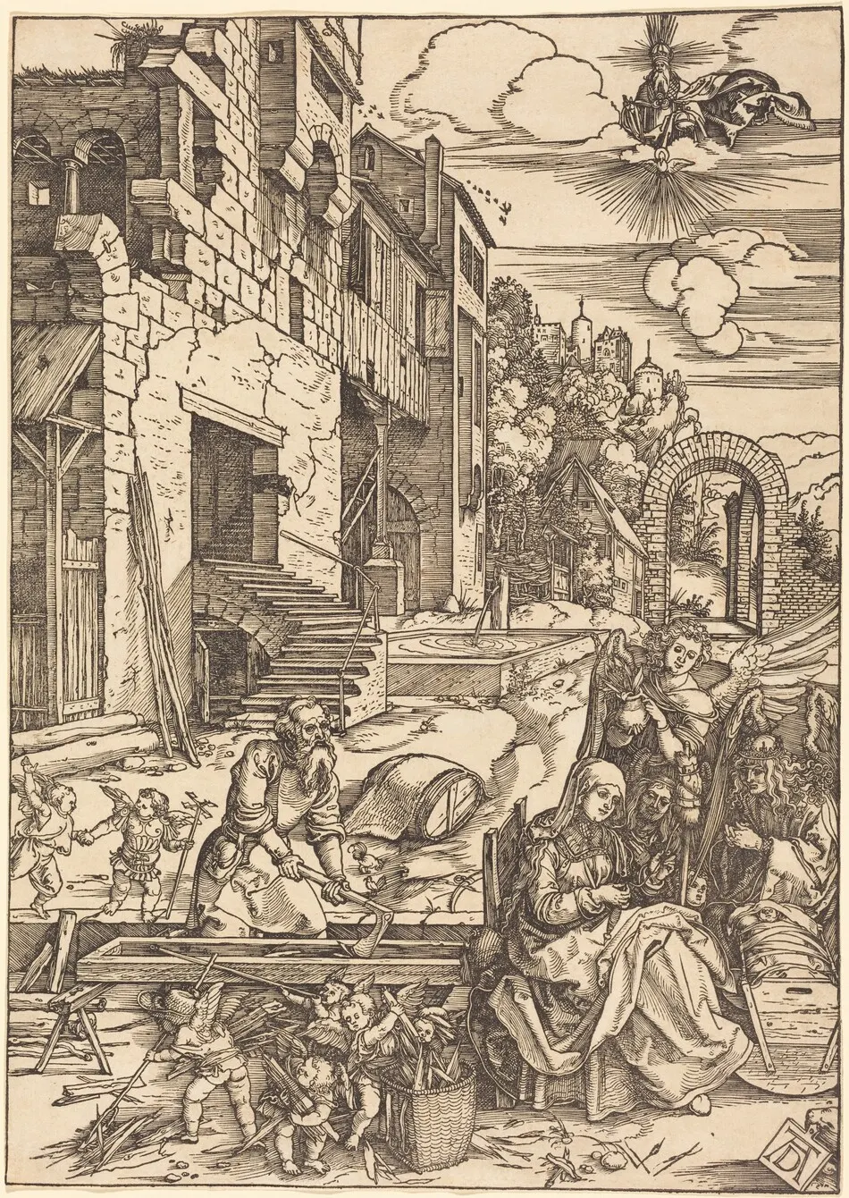 Sojourn of the Holy Family in Egypt by Albrecht Dürer