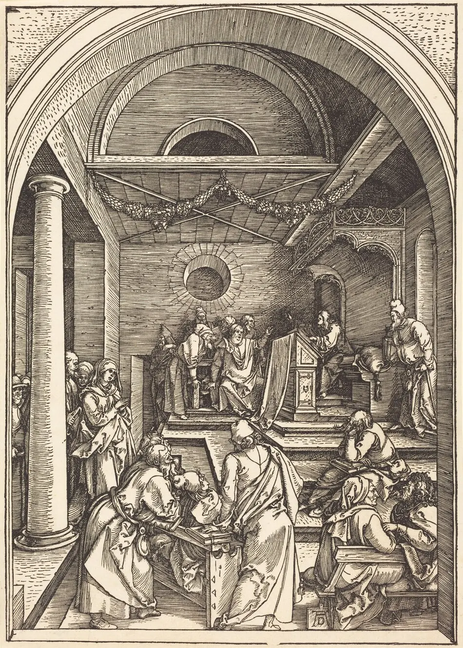 Christ among the Doctors by Albrecht Dürer