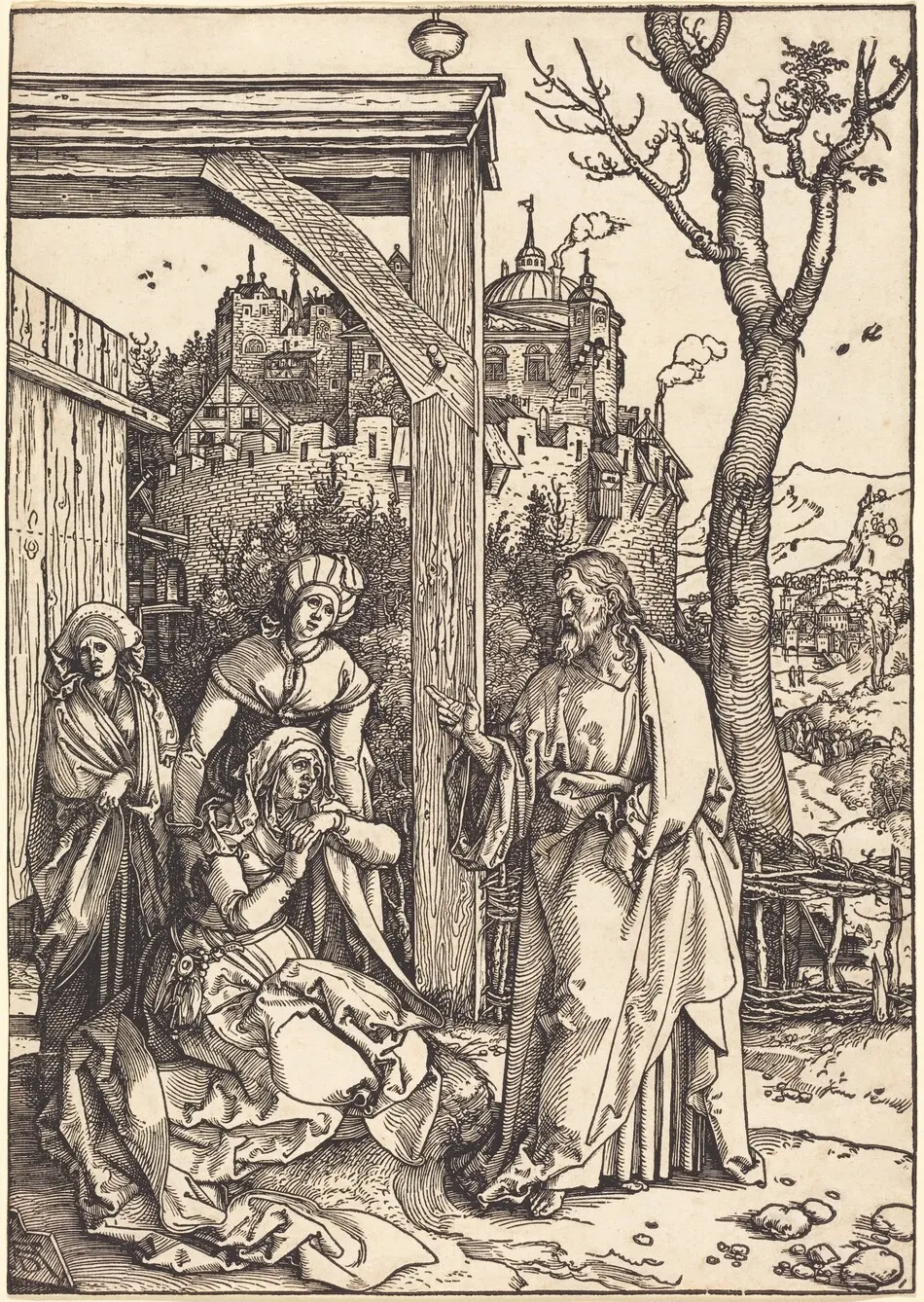 Christ Taking Leave from His Mother by Albrecht Dürer
