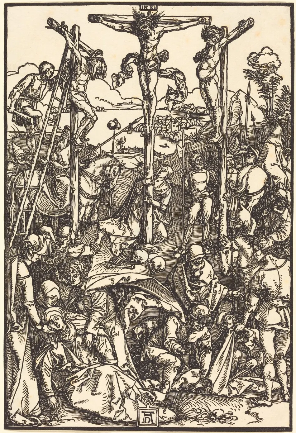 Calvary with the Three Crosses by Albrecht Dürer