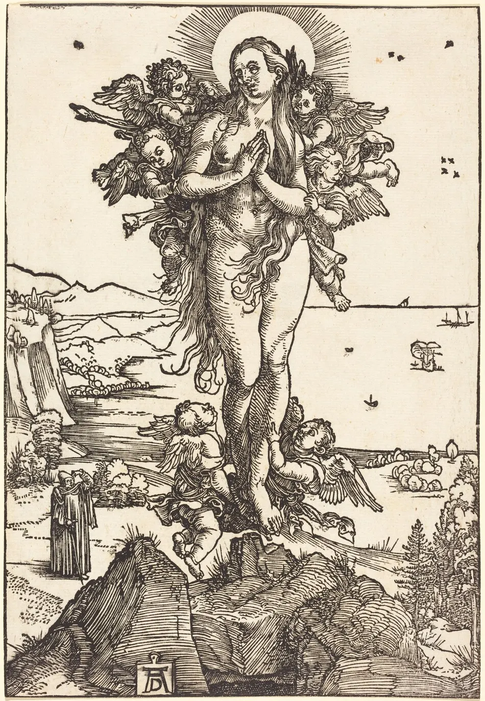 The Elevation of Saint Mary Magdalene by Albrecht Dürer
