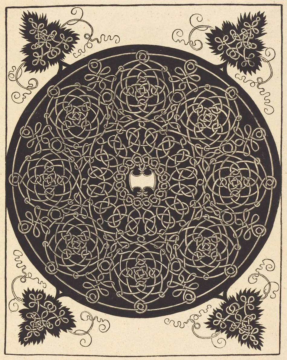 The Fifth Knot (with a six-pointed white shield) by Albrecht Dürer