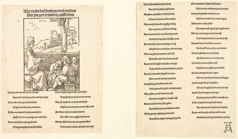 The School Teacher by Albrecht Dürer