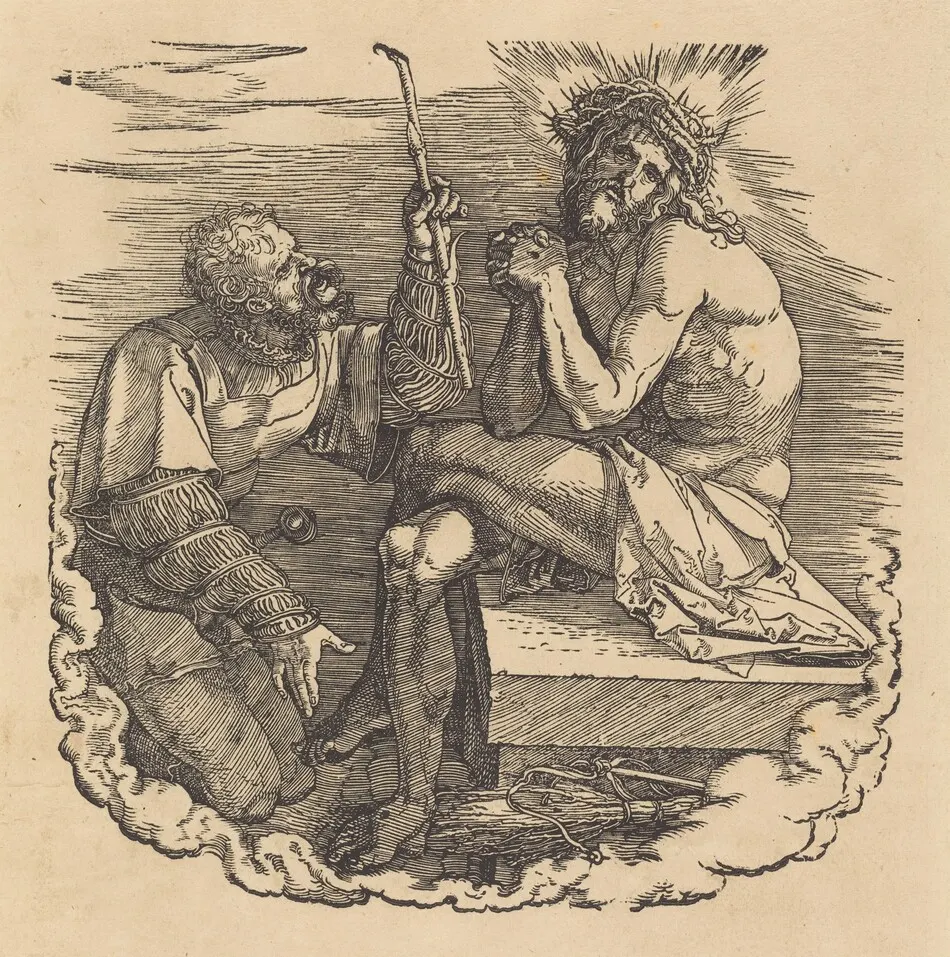 The Man of Sorrows Mocked by a Soldier by Albrecht Dürer