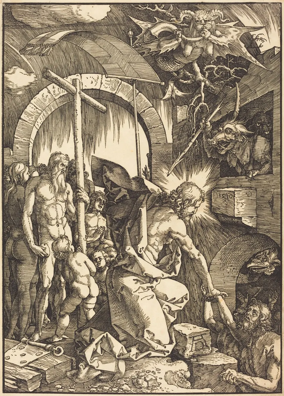 Christ in Limbo by Albrecht Dürer