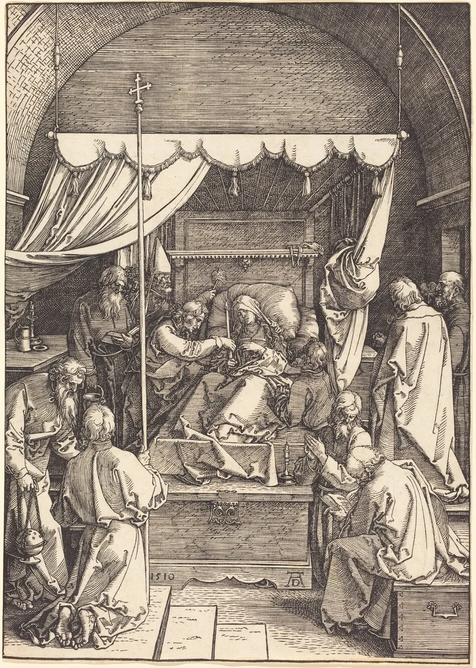 The Death of the Virgin by Albrecht Dürer