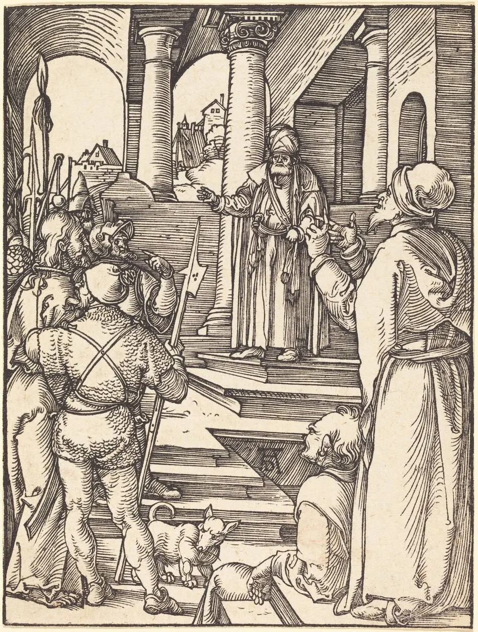Christ before Pilate by Albrecht Dürer